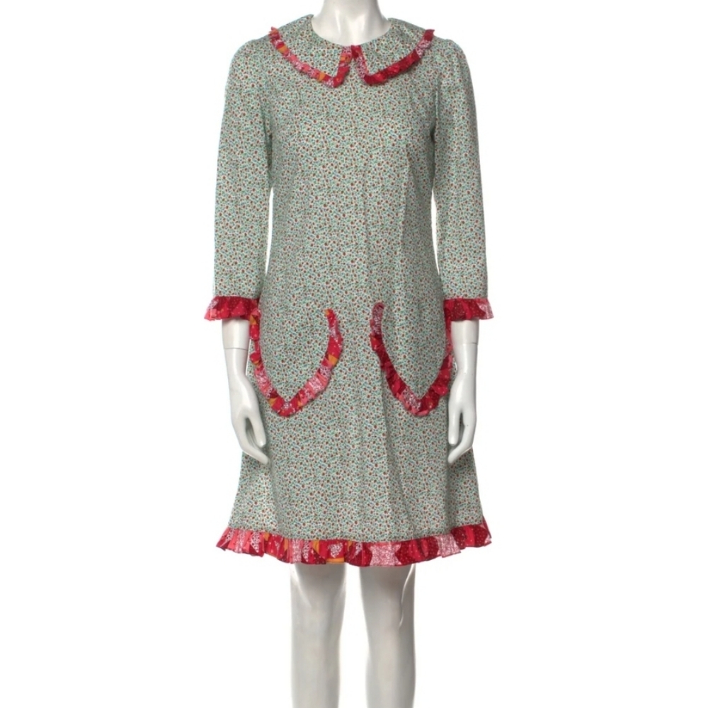 Batsheva Strawberry Floral Dress (US 4)